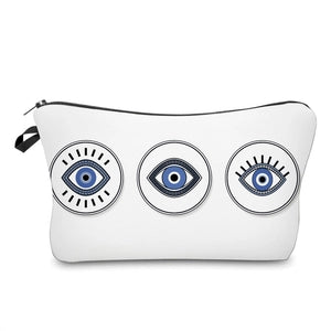 Evil Eye Tarot & Ritual Pouch | Zippered Spiritual Supply Bag
