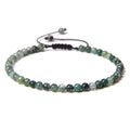 Adjustable Natural Crystal Bracelet | Minimal Gemstone Beads