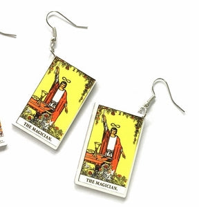 Acrylic Tarot Card Earrings