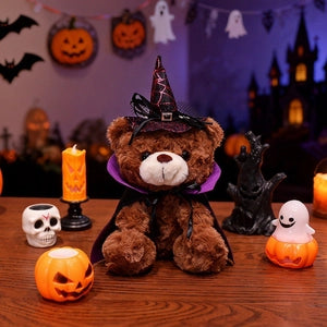 Spooky Wizard Teddy Bear Plush