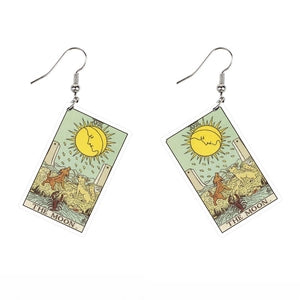 Acrylic Tarot Card Earrings