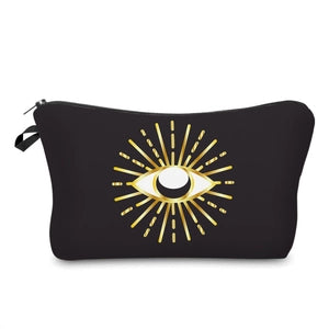 Evil Eye Tarot & Ritual Pouch | Zippered Spiritual Supply Bag