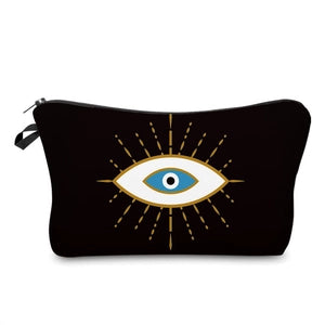 Evil Eye Tarot & Ritual Pouch | Zippered Spiritual Supply Bag