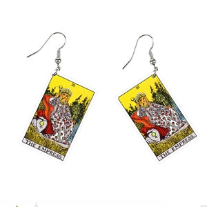 Acrylic Tarot Card Earrings
