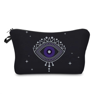 Evil Eye Tarot & Ritual Pouch | Zippered Spiritual Supply Bag