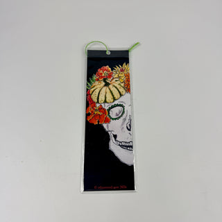 Hand-Drawn Calaveras Bookmark