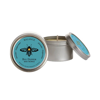 Aromatherapy Travel Beeswax Candle (2oz Tin)