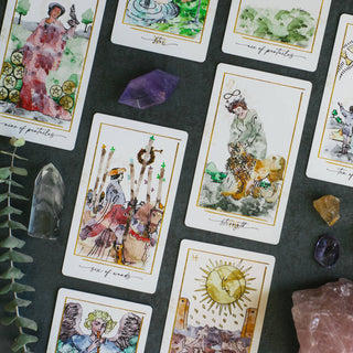 Modern Hue Tarot | Watercolor Rider Waite Smith Deck