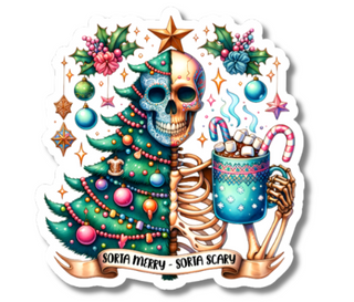 Sorta Merry Sorta Scary Sticker