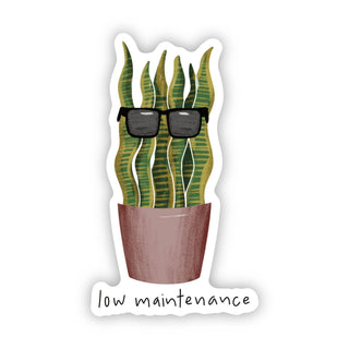 Low Maintenance Plant Sticker