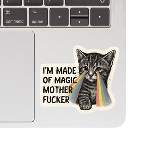 I’m Made of Magic Motherf*cker Cat Vinyl Sticker