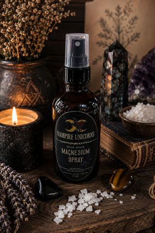Crystal Infused Magnesium Spray | Sandalwood & Vanilla