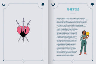 Modern Witch Tarot Guided Journal for Tarot Readings & Spiritual Growth