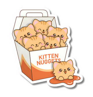 Kitten Nuggets Vinyl Sticker