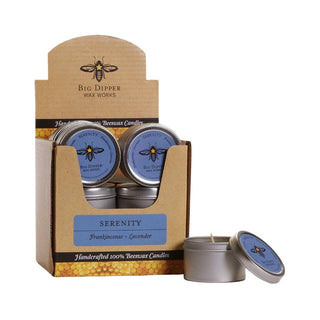 Aromatherapy Travel Beeswax Candle (2oz Tin)