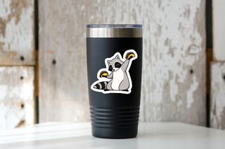 Trashy Tacos Raccoon Vinyl Sticker