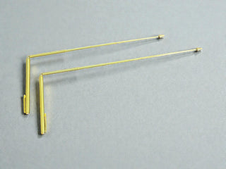 Antique Finish Brass Pen Style Dowsing Rod Set