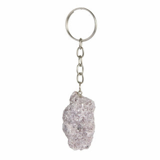 Lepidolite Crystal Keychain | Raw Stone