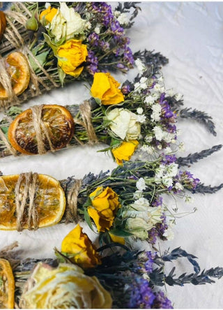 Lavender, Mint, Rose & Lemon Smoke Cleansing Bundle | Extra Large Ritual Bundle