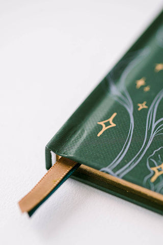 Green Fairy Pocket Journal | Hardcover Lined Notebook
