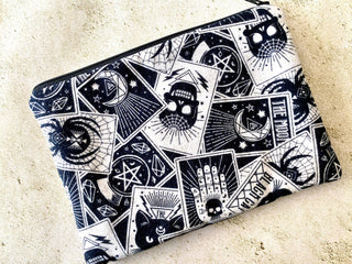 Witchy Tarot Card Zippered Tarot Pouch