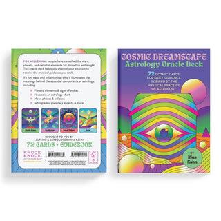 Cosmic Dreamscape Astrology Oracle Deck by Nina Kahn | 72 Card Astrology Oracle