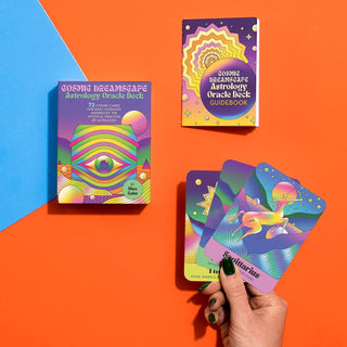 Cosmic Dreamscape Astrology Oracle Deck by Nina Kahn | 72 Card Astrology Oracle