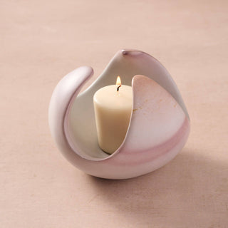 Maua Lotus Soapstone Tealight Holder | Hand-Carved in Kenya