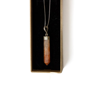 Carnelian Pendant | Polished w. Sterling Silver Chain