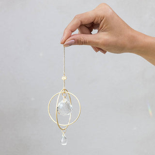 Mini Sun Catcher | Lotus & Strength