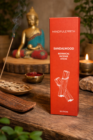 Mindful Earth Botanical Incense Sticks for Ritual, Meditation & Relaxation