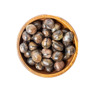 Chiastolite (Staurolite) | Tumbled