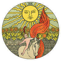 Tarot Original 1909 Circular Deck by Pamela Colman Smith & A.E. Waite | Round Rider Waite Tarot
