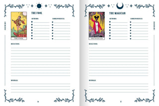 Modern Witch Tarot Guided Journal for Tarot Readings & Spiritual Growth