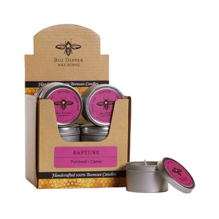 Aromatherapy Travel Beeswax Candle (2oz Tin)