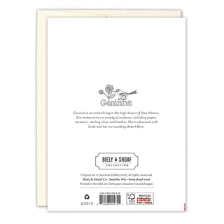 Desert Bird Lovely Wishes Birthday Card