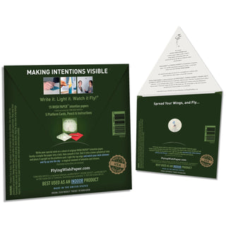 Peacock Flying Wish Paper Kit