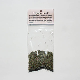 Thyme Leaf Ritual Herb | Purification, Protection & Courage (.25 oz)