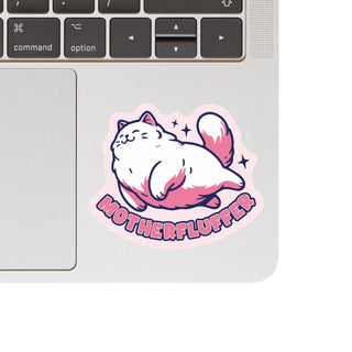 Motherfluffer Funny Cat Vinyl Sticker
