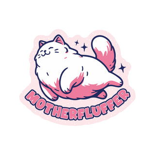 Motherfluffer Funny Cat Vinyl Sticker