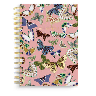 Butterfly Reflections Spiral Notebook | Lined Journal