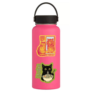 Feed Me Noods Black Cat Vinyl Sticker