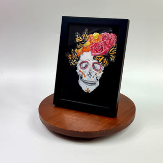 Hand-Drawn Framed Calaveras Print (5x7)