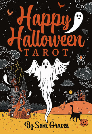 Happy Halloween Tarot by Soni Graves Vintage Halloween Rider Waite Tarot Deck