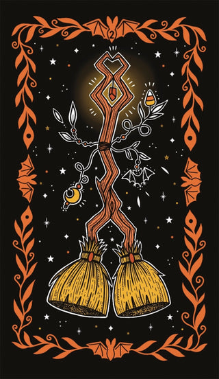 Happy Halloween Tarot by Soni Graves Vintage Halloween Rider Waite Tarot Deck