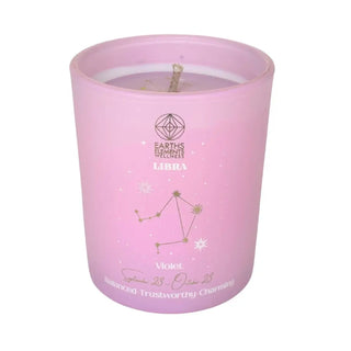 Zodiac Ritual Candle for Astrology, Intention, and Elemental Energy