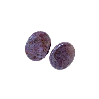Red Moss Agate | Palm Stone