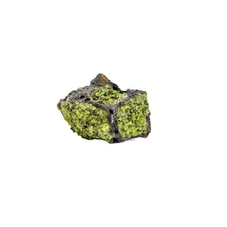 Natural Peridot on Basalt Matrix | Specimen DG25 and DG26