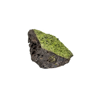 Natural Peridot on Basalt Matrix | Specimen DG25 and DG26
