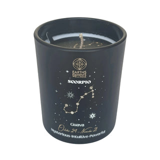 Zodiac Ritual Candle for Astrology, Intention, and Elemental Energy